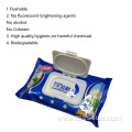 Multi Function Non Woven Wet Wipes Toilet Bathroom